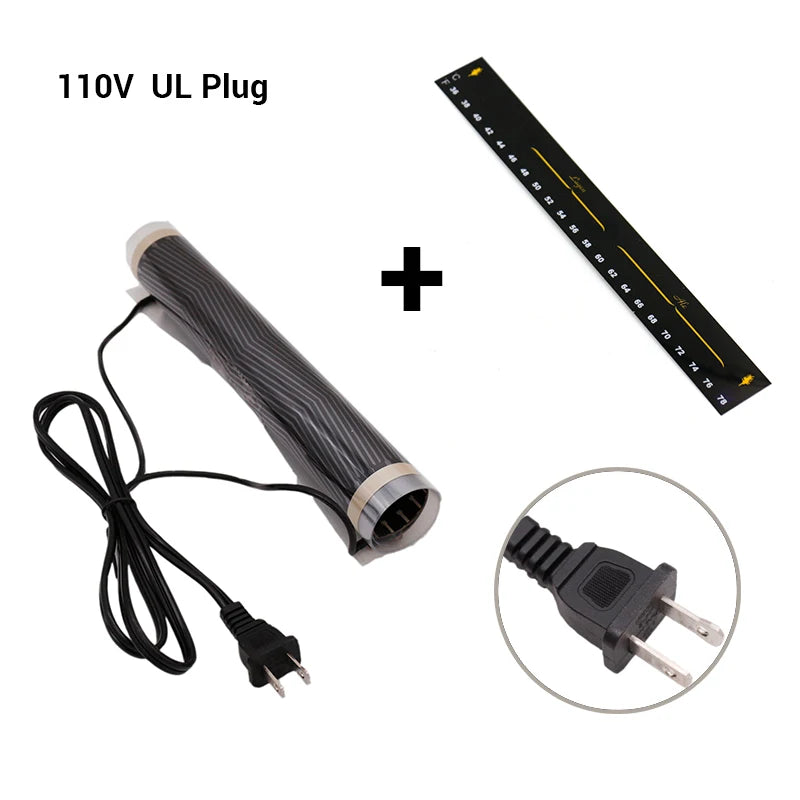 Calentador de envoltura de fermentación eléctrico casero de 40 vatios 110v(UL) y 220V(UE) enchufe casero Carboy fermentador cubo cerveza vino