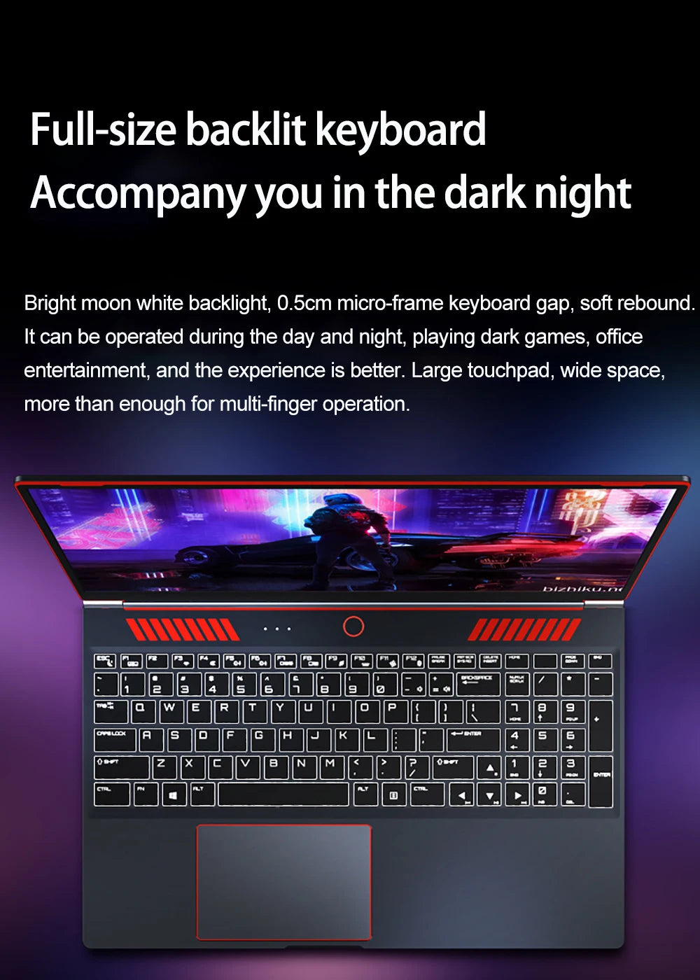 YSJMNPC-ordenador portátil para videojuegos, Laptop con i9-10885H Intel Core i7 10870H, GTX1650, 4G, pantalla IPS de 16,1 pulgadas, RAM máxima de 64GB, 2 x DDR4, 2 x M.2, NVMe
