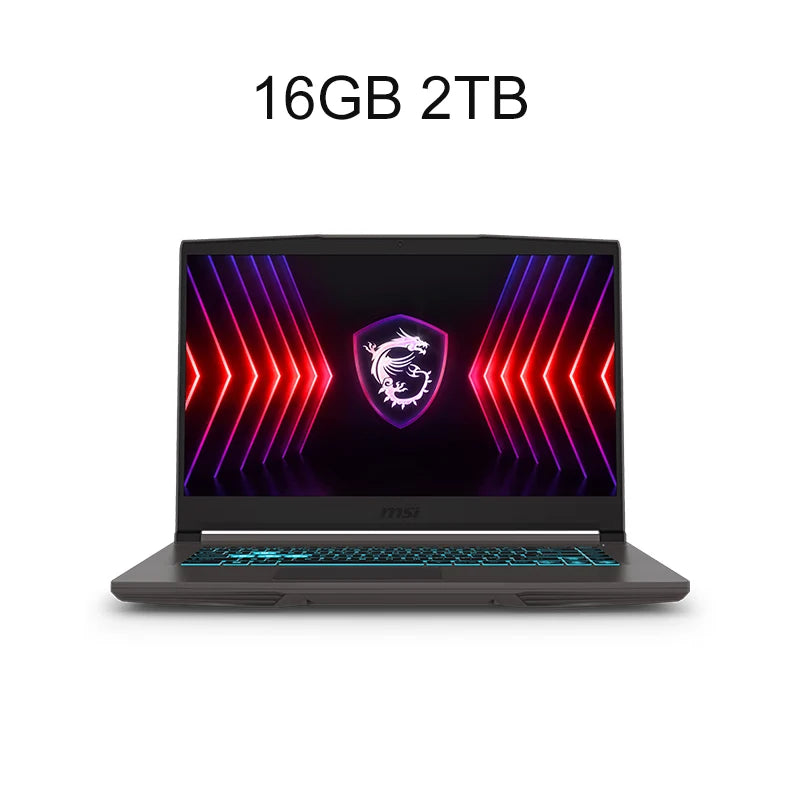 2024 MSI Thin 15 Laptop para juegos 15,6 pulgadas 2,5 K FHD 144Hz pantalla IPS Notebook i5-13420H 32GB 1TB RTX3050 ordenador Netbook para juegos