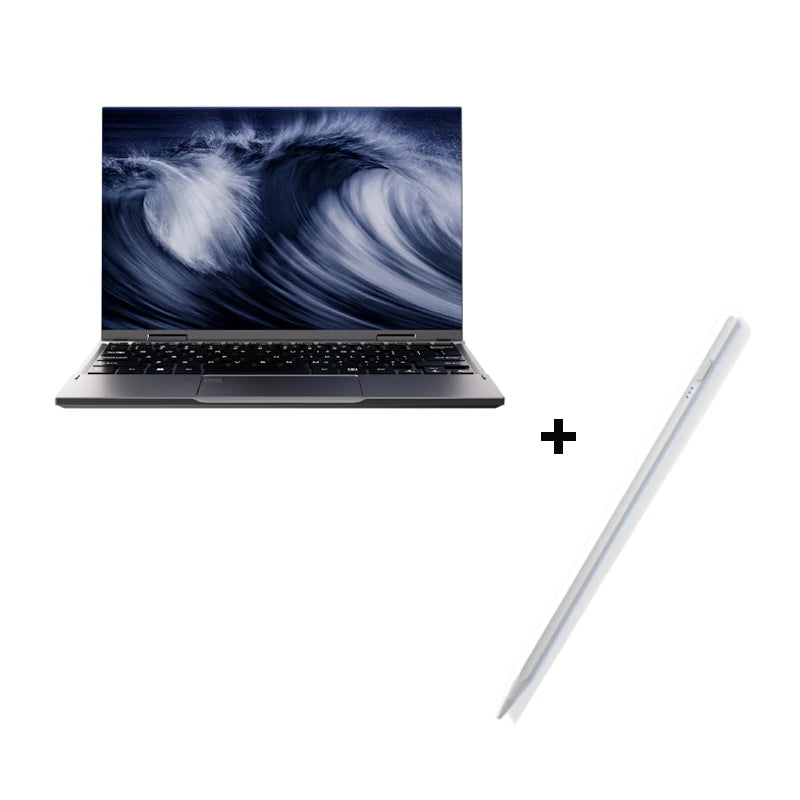Pantalla táctil 2 en 1 de 10,95 pulgadas 360 °   Flip Laptop Intel N95 Win 11 Pro 16GB DDR5 2TB SSD Metal para juegos de oficina Mini Notebook PC