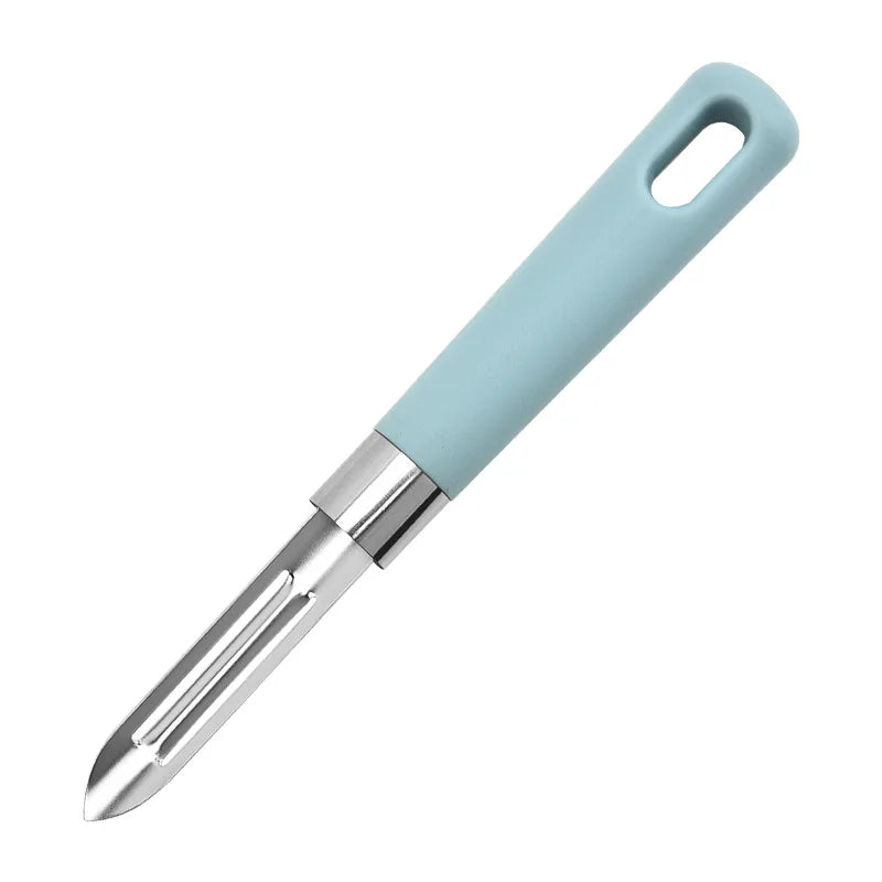 Cepillo de acero inoxidable para pelar patatas, utensilio de cocina para pelar frutas y verduras