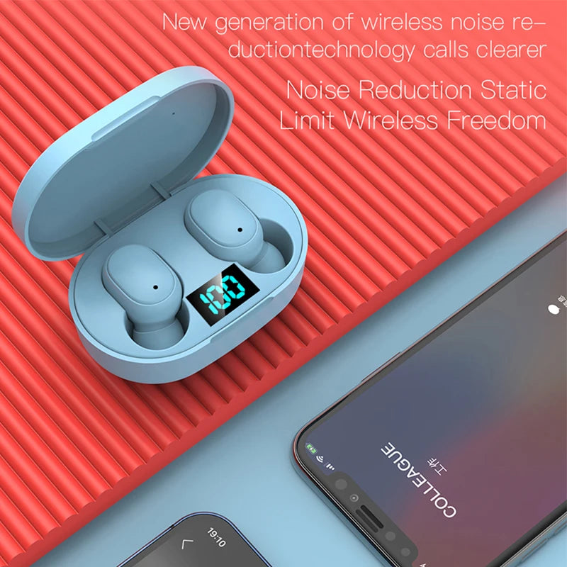 Auriculares A6S TWS auriculares inalámbricos Bluetooth auriculares deportivos estéreo Fone Bluetooth auriculares con cancelación de ruido para iPhone Huawei