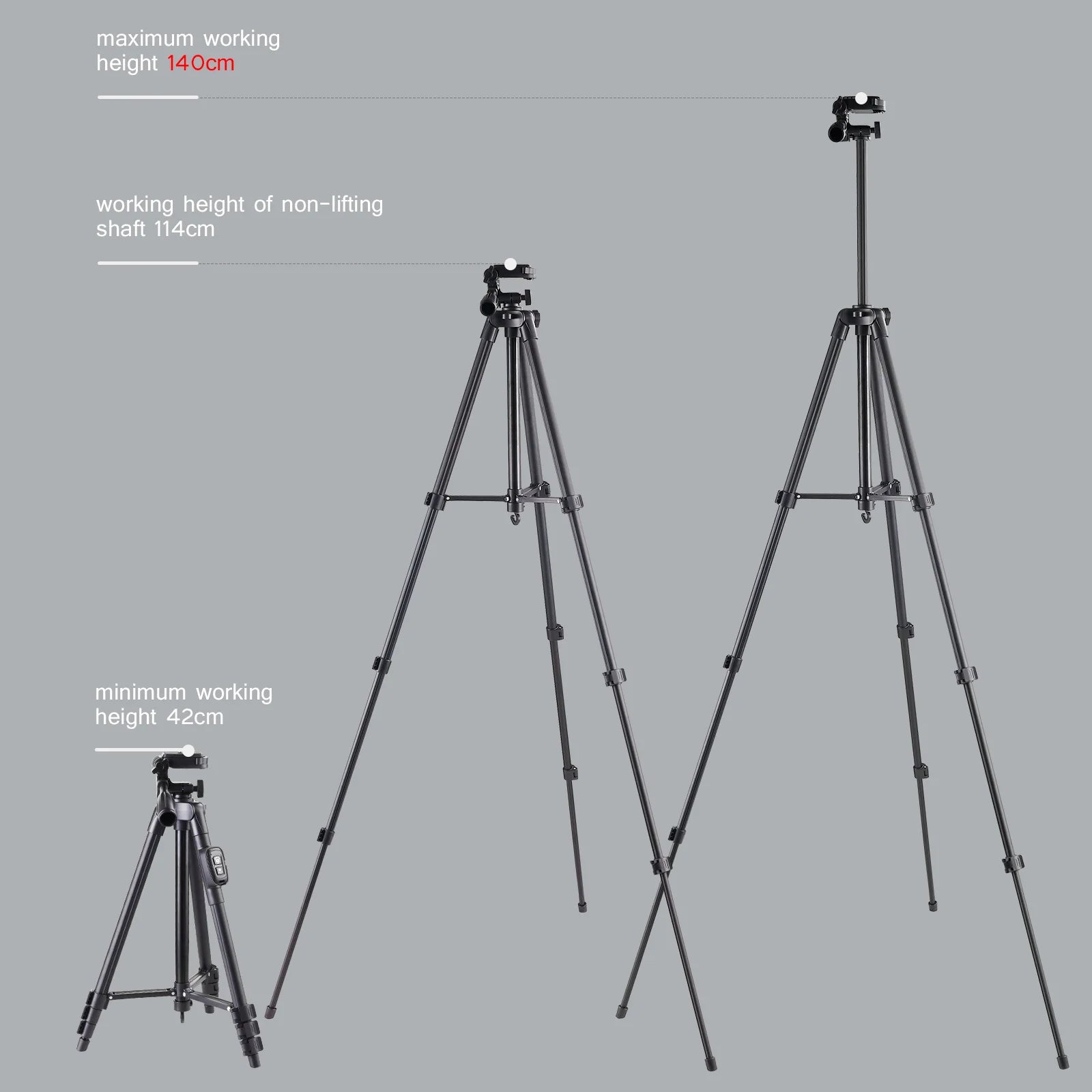 Trípode de 140CM para teléfono, soporte con control remoto para Selfie, grabación de vídeo profesional, cámara de fotografía, para Xiaomi, HUAWEI, IPhone, Gopro