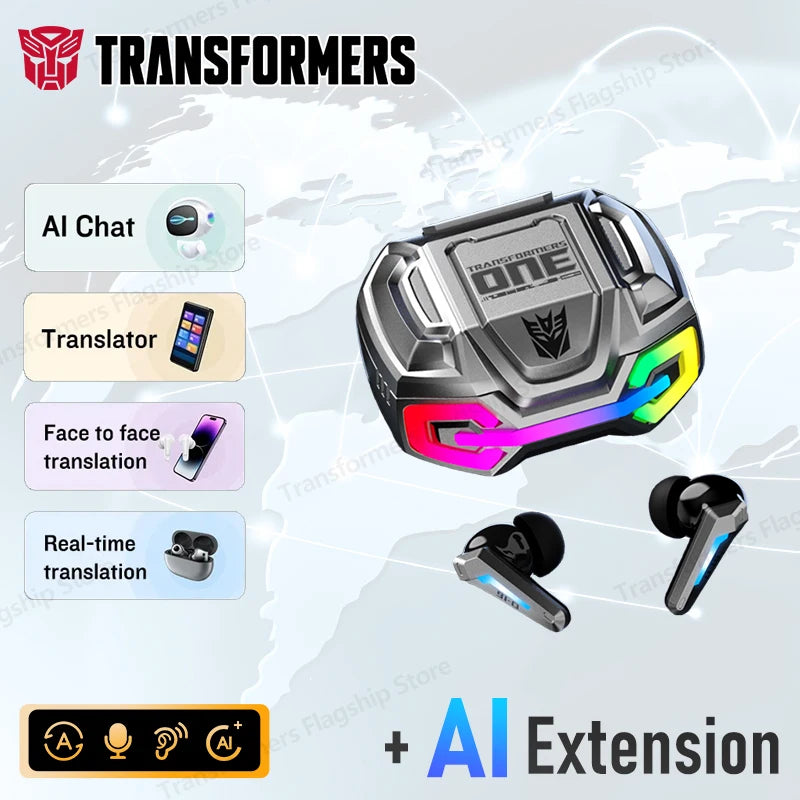 Auriculares AI TRANSFORMERS TF-T22 Auriculares Bluetooth Traductor inalámbrico AI Chat Auriculares Viajes Oficina HD Llamada Earpods Choice