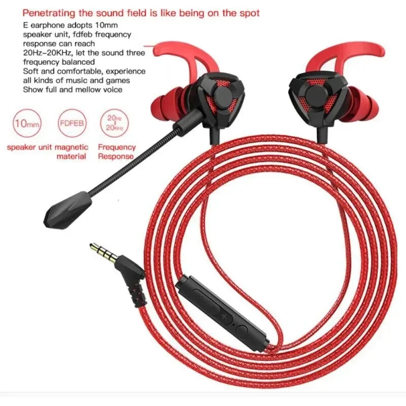 Auriculares con cable para videojuegos, cascos con micrófono para Pubg, PS4, CSGO, Casque, teléfono, tableta, portátil, juego Universal