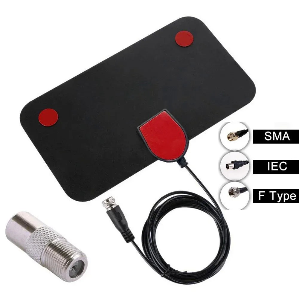 Antena de TV Digital HD portátil, Antena Digital HD 30DBI HD, antena de TV Digital con amplificador DVB-T2 Antena de respuesta rápida para interiores y exteriores