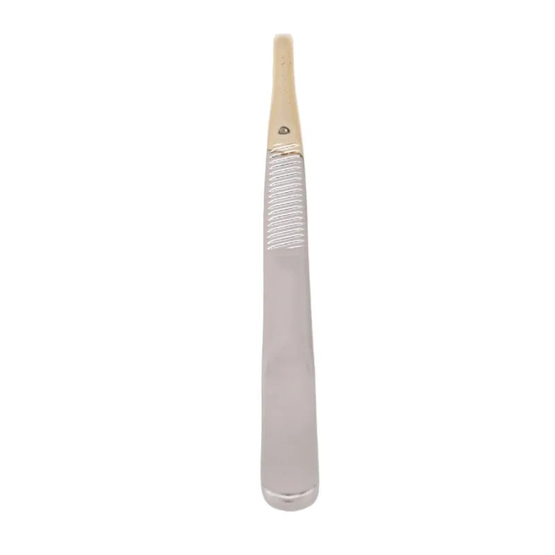 1 Uds pinzas para cejas Clip de depilación Facial punta plana inclinada de acero inoxidable pinzas de maquillaje para pestañas herramientas de belleza